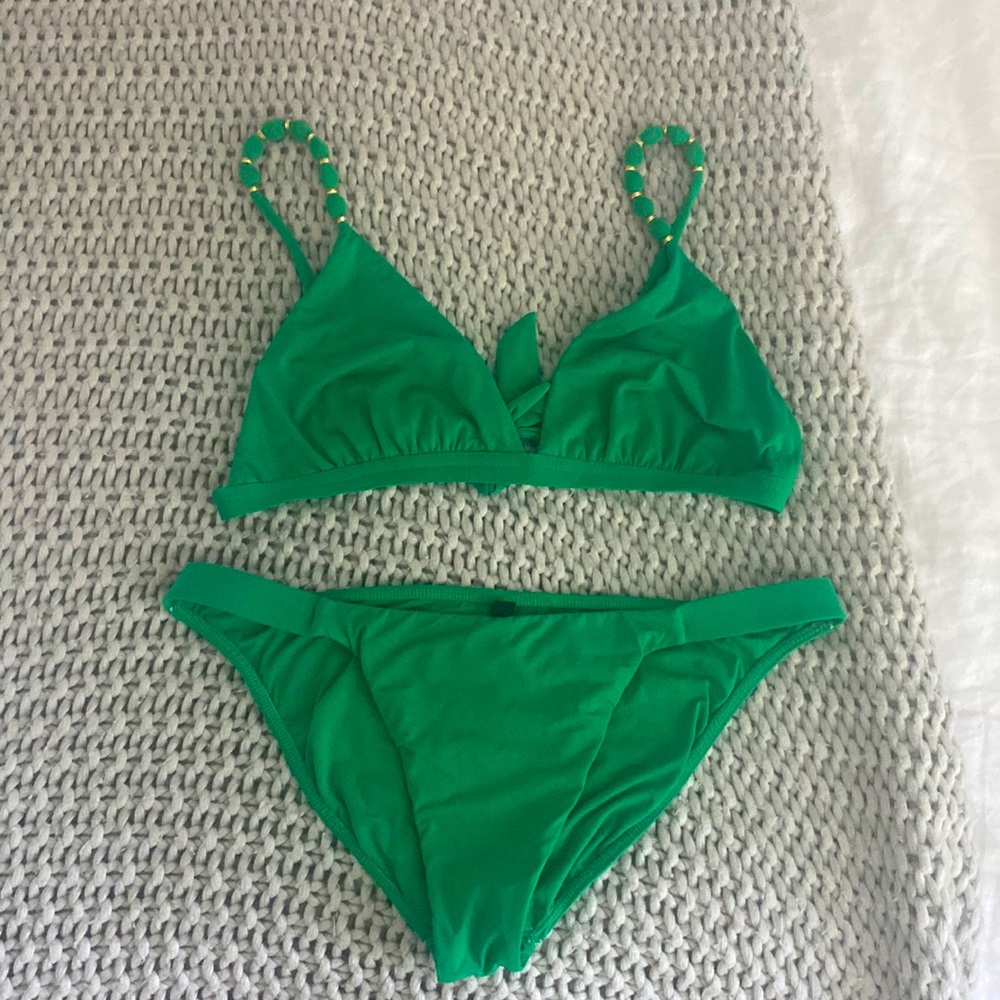 Kelly green bikini worn once